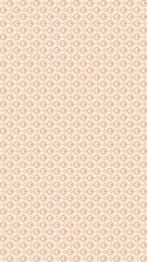 Fototapeta premium Elegant Beige Monogram Pattern Background vector background