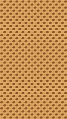 Fototapeta premium Beige and Brown Dotted Background vector background
