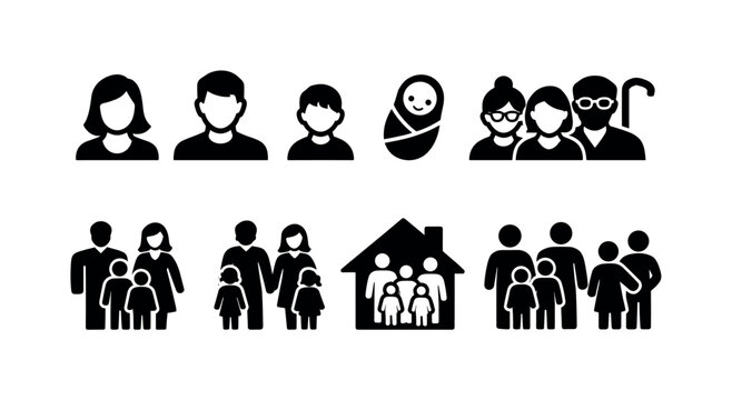 Generations Family Icons Images – Browse 34,510 Stock Photos, Vectors ...