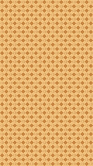 Fototapeta premium Seamless Tan Diamond and Circle Pattern vector background