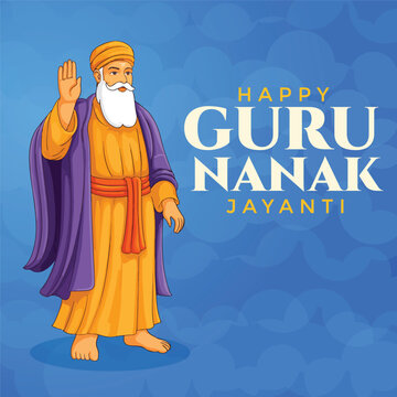 Guru nanak jayanti festival post design