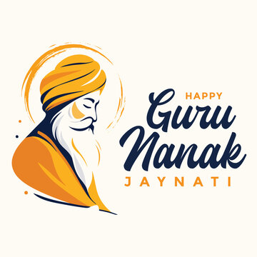 Guru nanak jayanti festival post design