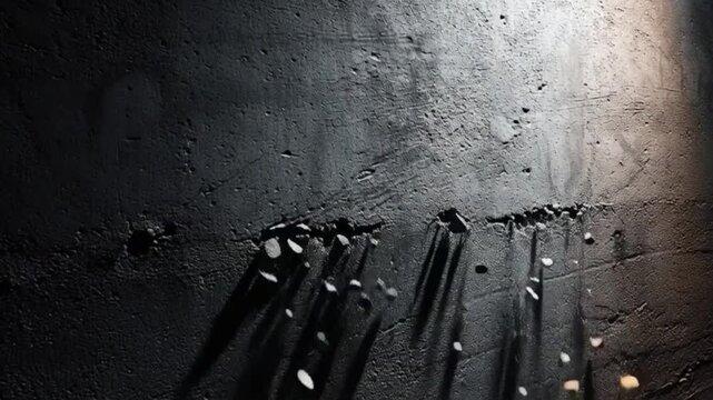 Dunkle Betonwand Hintergrund moderne raue Textur