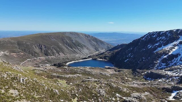 Drone Flyover Toward Cov&atilde;o do Forro in Serra da Estrela