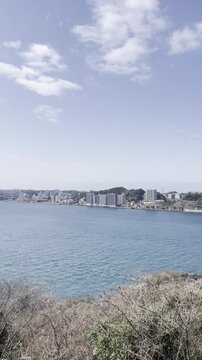 Shimonoseki Side View of Kanmon Strait