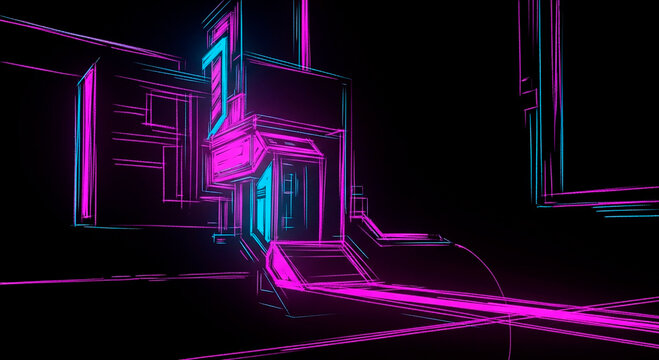 pista rolante porta espa&ccedil;o neon