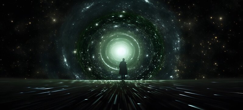 Astral vision mini Goblin meets cosmos,generative AI