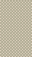 Fototapeta premium Seamless Triangle Pattern in Beige and Olive Green vector background