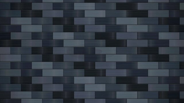 Video, Wood Brick Bond background in Blue Slate color, 4K, wallpaper, pattern, construction, building, architecture, 