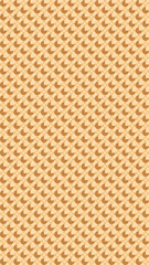 Fototapeta premium Detailed Waffle Texture Background vector background