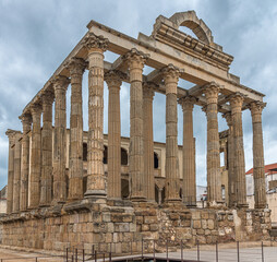 Fototapeta premium Temple of Diana in Merida, Spain, Unesco World Heritage Site