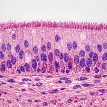 Pseudostratified Ciliated Columnar Epithelium Histology