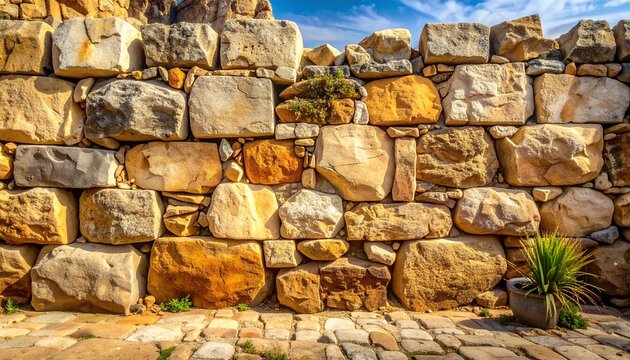 Natursteinwand Textur massiver Hintergrund mit Struktur