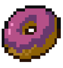 Fototapeta premium Donuts Grape Pixels