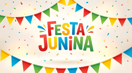 Obraz premium Colorful Lights and Culture of Festa Junina