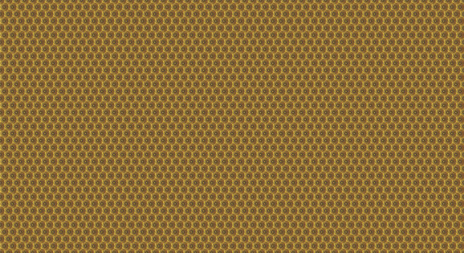 Art Deco vintage hexagonal seamless pattern