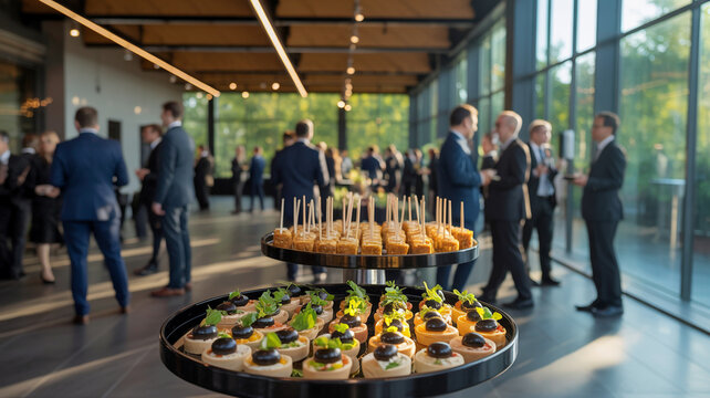 A cheerful woman and her family enjoy a fresh meal together at a vibrant market buffet featuring grilled meat and vegetables prepared by a professional chef