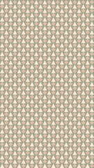 Fototapeta premium Geometric Retro Pattern in Beige and Green vector illustration