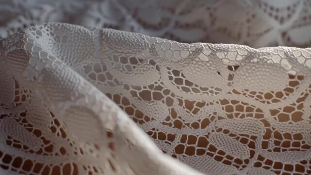 H&auml;kelspitze Textur eleganter Hintergrund mit feinem Muster