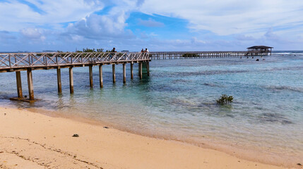 Fototapeta premium Surfers Paradise, Cloud 9, Siargao, Philippines, Asia