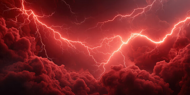 Red thunderstorm lightning cloud storm sky red lightning cloud thunderstorm red storm cloud