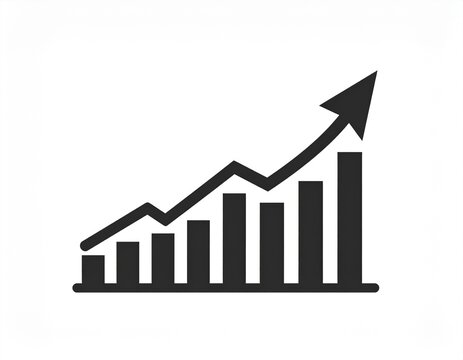 Business Growth Line Chart Icon