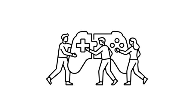 Team Building Assembling a Video Game Controller