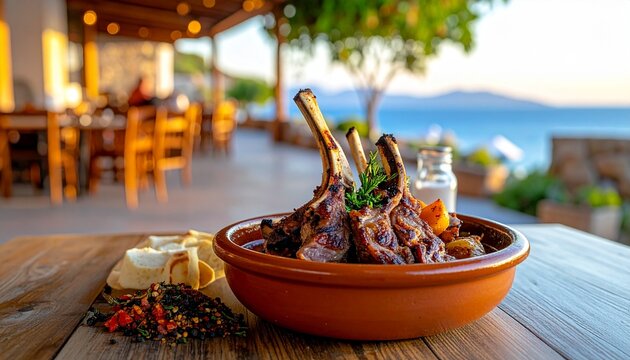 Kleftiko lamb slow roasted, clay pot presentation