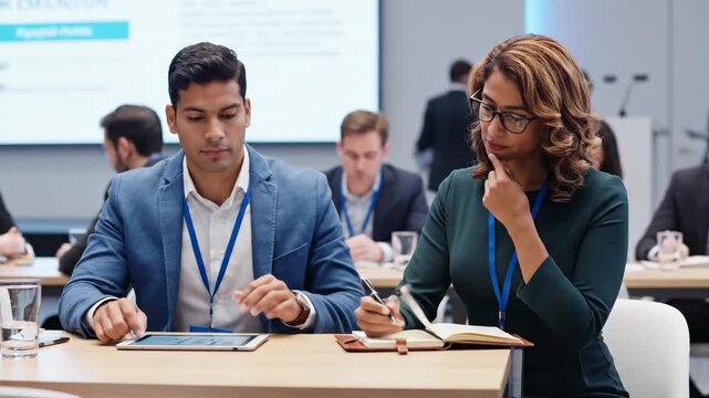 Corporate training session for employee professional development