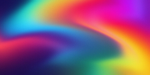 Fototapeta premium Vibrant swirls of color blending seamlessly into a mesmerizing gradient spectrum