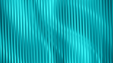 Obraz premium Luxury Teal Silk Fabric Waves Background, Ribbed Fractal Texture, Abstract Flowing Satin, Turquoise Gradient Lines, Soft Light Reflections, Modern Smooth Textile Backdrop for Design Branding Art.