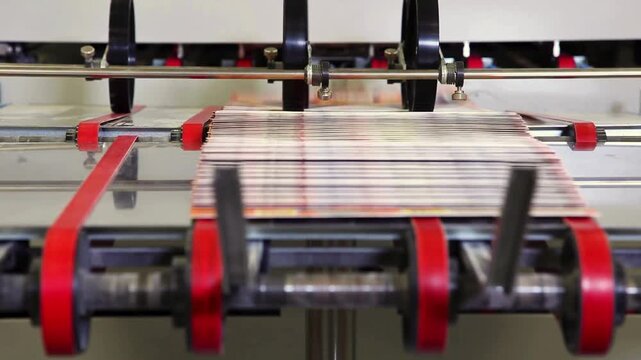 offset printing press printing production industrial machine print house.