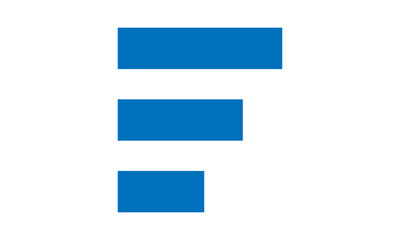 Obraz premium Abstract Letter F Logo Design