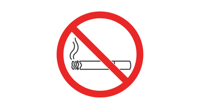 No Smoking Warning Sign Symbol 3.