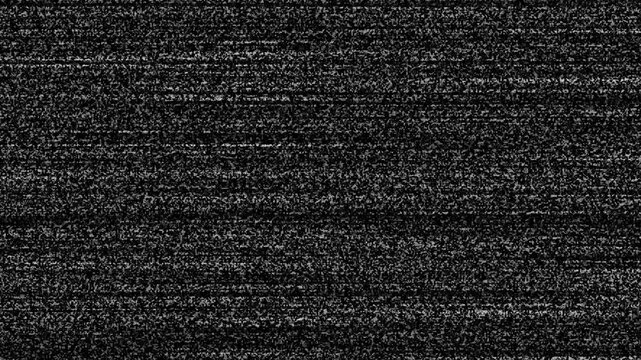 glitch noise static television tv screen no signal effect. white noise distortion damaged screen. retro vintage bad tv switch on off animation. overlay texture pattern. tv snow background. 4k loopable