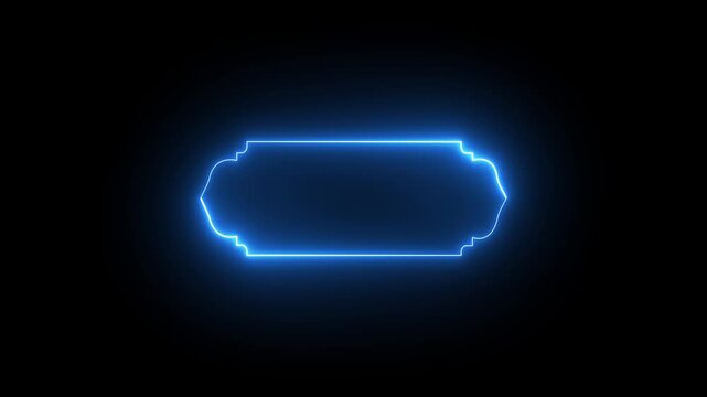 Islamic background Arabic pattern frame banner icon. title frame shape. Ramadan frame icon for decoration and social media design