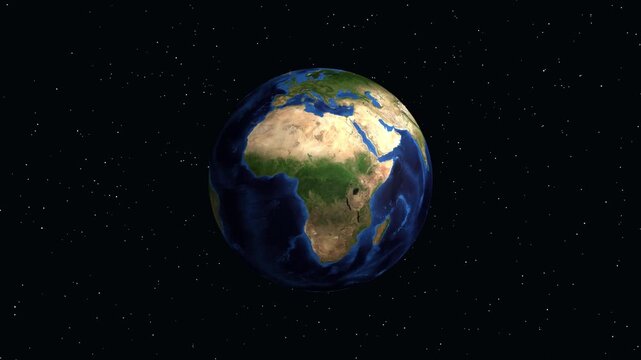 Earth Zoom Animation to Aguascalientes Mexico with Population Data Overlay