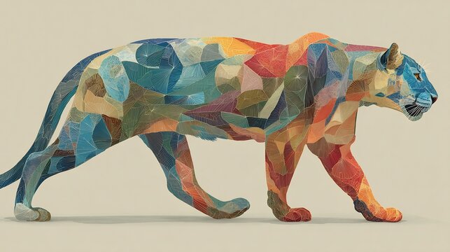 Abstract hybrid animal texture combining leopard spots and zebra stripes. Exotic wildlife skin pattern for fashion and fabric design.