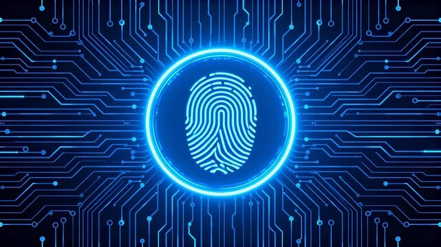 Fingerprint on digital circuit board