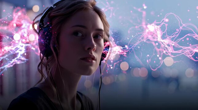 A synesthetic social platform that converts an individual's musical frequency into visual assets and connects with others,