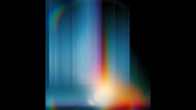 Abstract animation dark background refraction effect loop looping render gradient futuristic iridescent shape create seamless looping mesmerizing haunting futuristic animation with iridescent