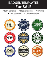 Obraz premium Premium Quality Badges Set