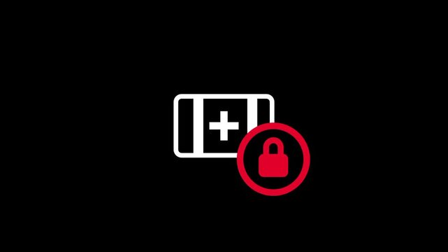 A horizontal smartphone icon is shown with a red padlock indicating that the device orientation is locked or the mobile screen is currently fixed