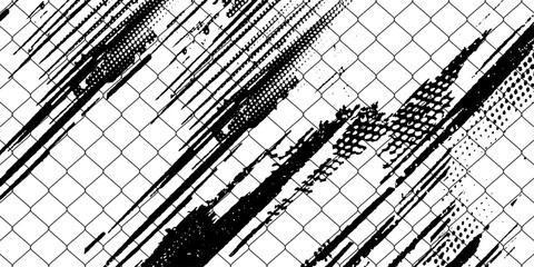 texture for fishing nets. Grunge pattern for sportswear or soccer goal, volleyball net, basketball hoop, hockey, athletics. Grunge background © m