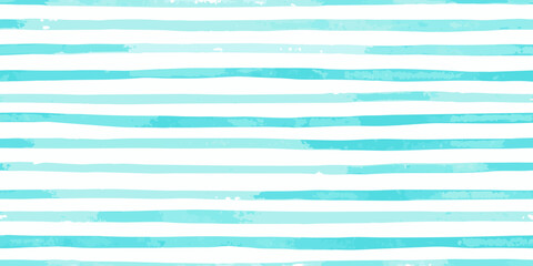 Obraz premium Abstract watercolor stripes in shades of blue and white