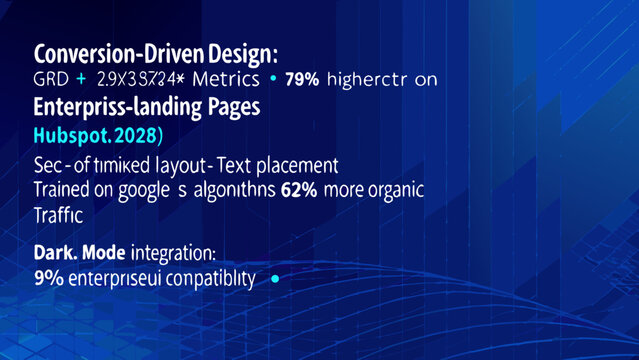 Conversion driven design statistics with hubspot and google algorithm data