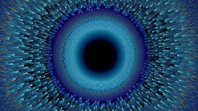 Glowing blue cyber net iris digital ai retina intelligence innovation information interface access wave scanner datum optical matrix surveillance virtual background visual artificial smart glowing
