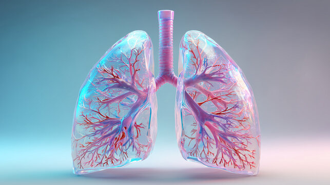 Healthcare Pulmonary Anatomy Concept