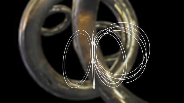 Lorentz attractor drawing a complex mathematical torus