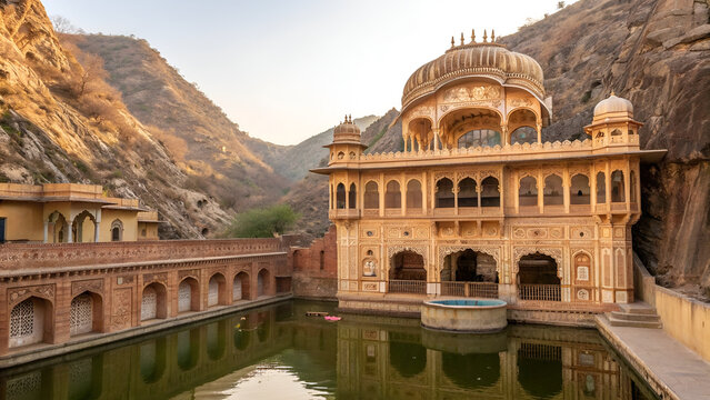 Galta Ji Temple Jaipur Heritage Architecture